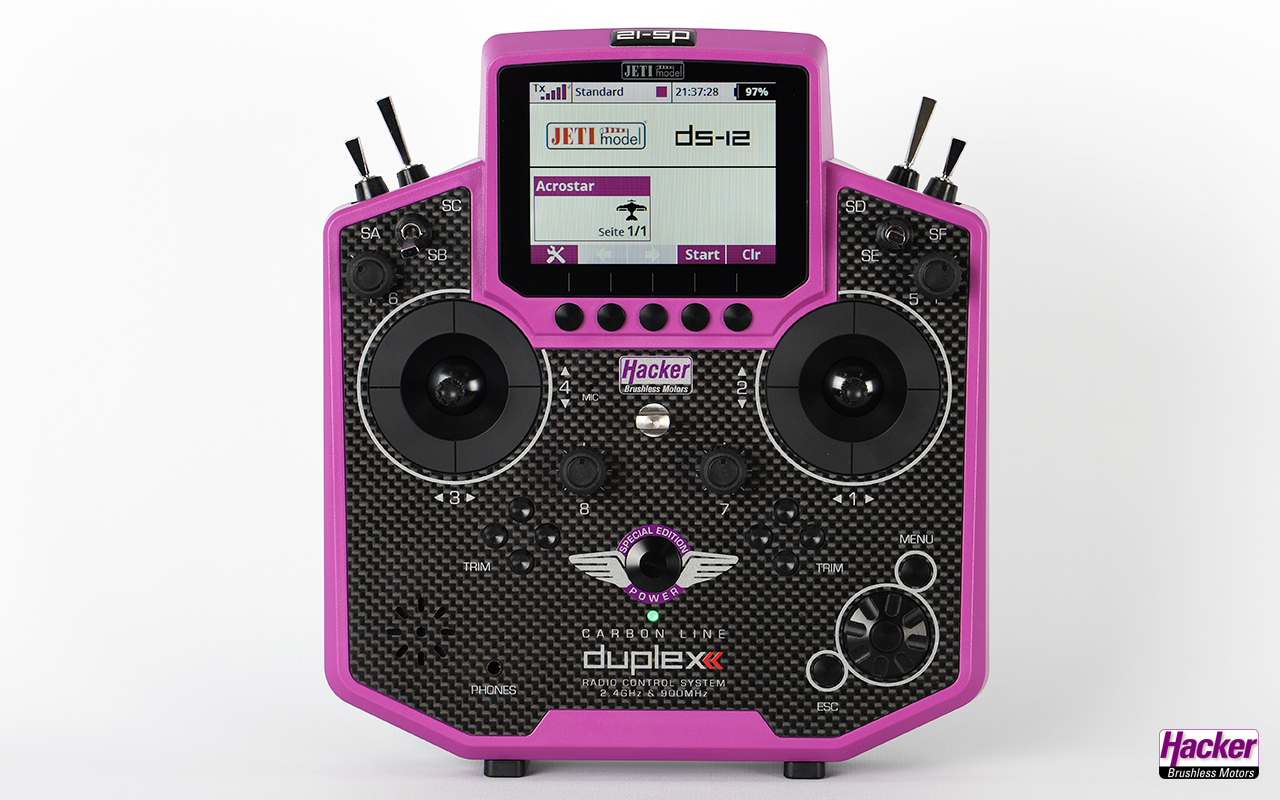 Emisora JETI Duplex DS-12 EX Special Edition "Carbon Purple"